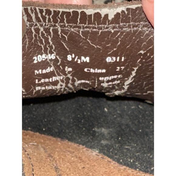 Bostonian Duralite Mens Slip On Driving Shoes Size 8.5 M Brown Suede 20546 - Picture 9 of 9